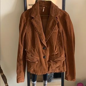 Free People Buckhorn Brown Byron Corduroy Blazer